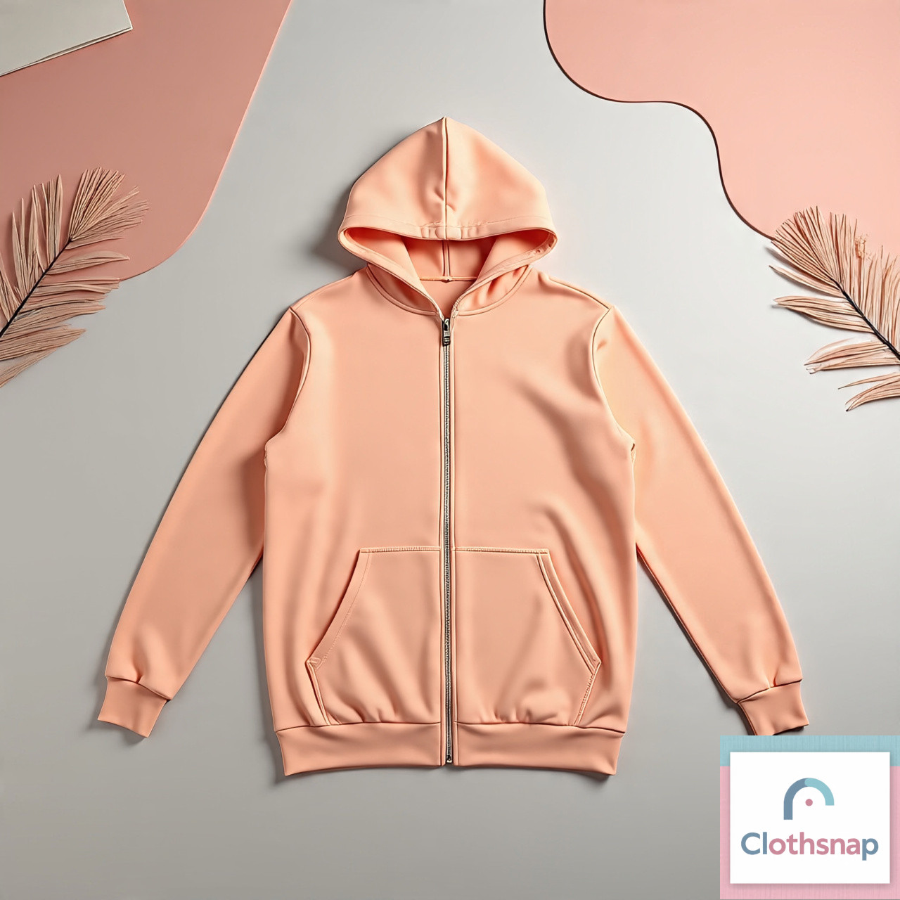 Clothing Minimal Zipper Hoodie - Image 1